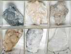 Mixed Indian Mineral & Crystal Flat - Pieces #95599-2